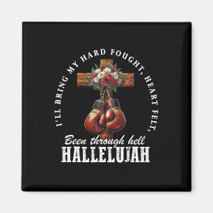 Aimant J'apporterai ma boîte de Hallelujah au coeur éprou