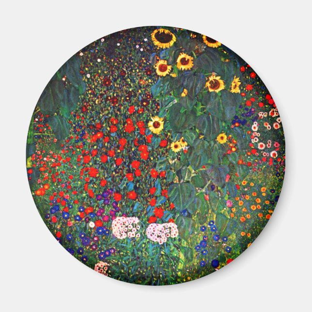 Aimant Jardin aux fleurs Gustav Klimt (Devant)