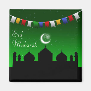 Aimant Jardin coloré de l'Aïd Moubarak