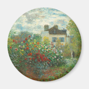 Aimant Jardin d'artiste de Monet à Argenteuil Peinture