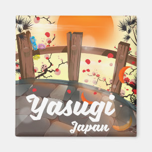 Aimant Jardin de fleurs de Yasugi Japon