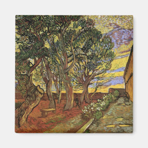 Aimant Jardin de l'hôpital Saint-Paul par Vincent van Gog