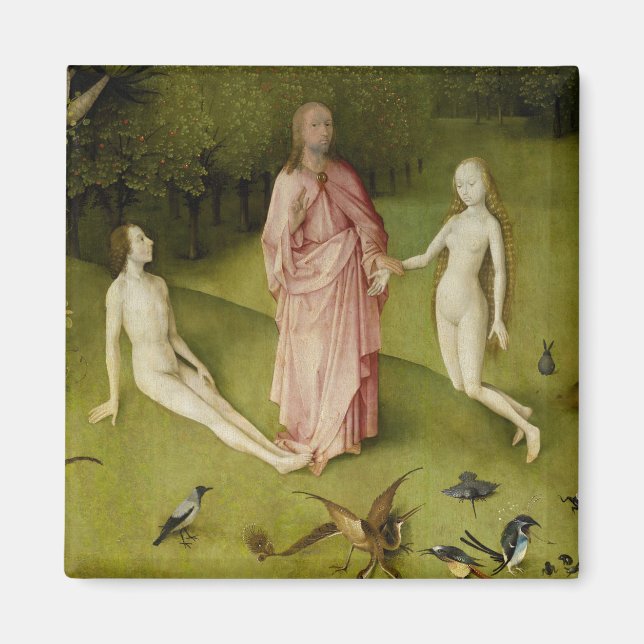 Aimant Jardin des délices terrestres, XVe siècle (Devant)