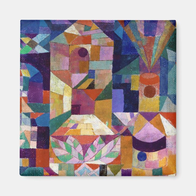 Aimant Jardin du château, Paul Klee (Devant)