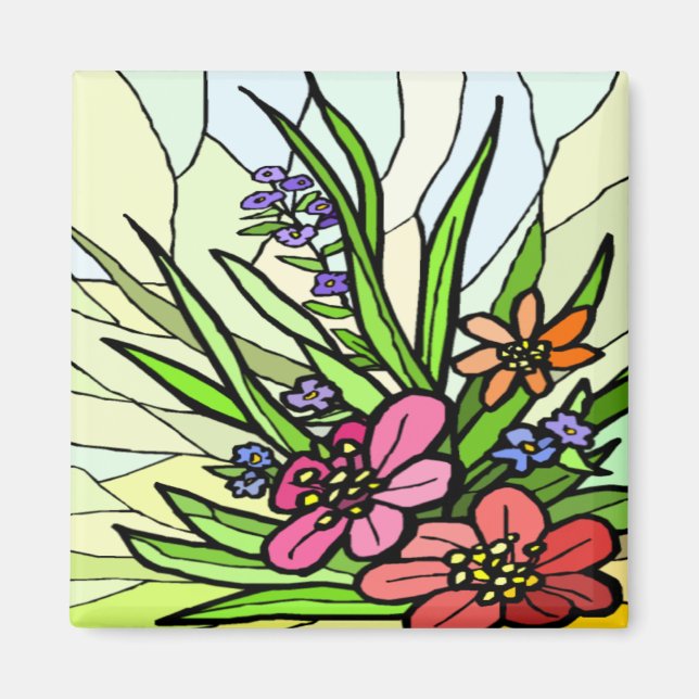 Aimant Jardin en verre (Devant)
