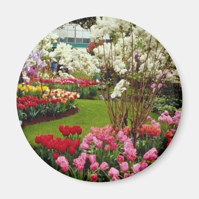 Aimant Jardins de Keukenhof à Lisse, au sud d'Amster (Devant)
