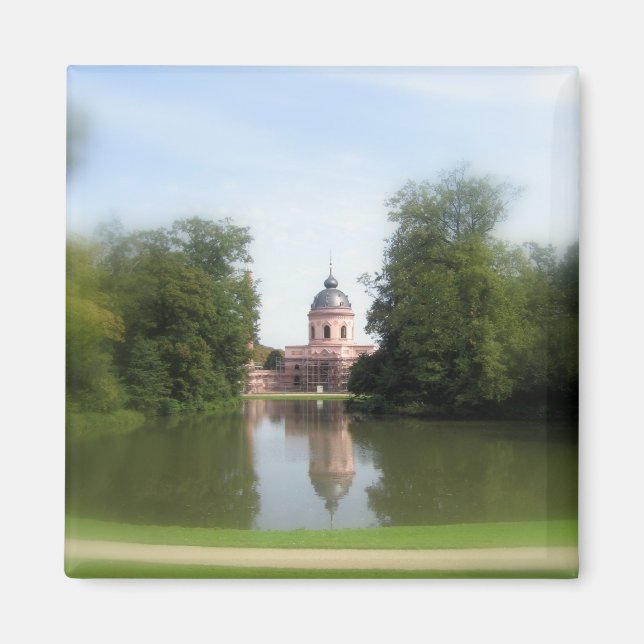 Aimant Jardins de Schwetzingen, mosquée d'Allemagne (Devant)