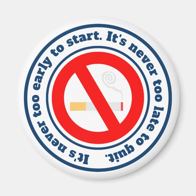 Aimant J'arrête les mots motivants (Devant)