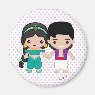 Aimant Jasmine et Aladdin Emoji