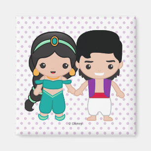 Aimant Jasmine et Aladdin Emoji