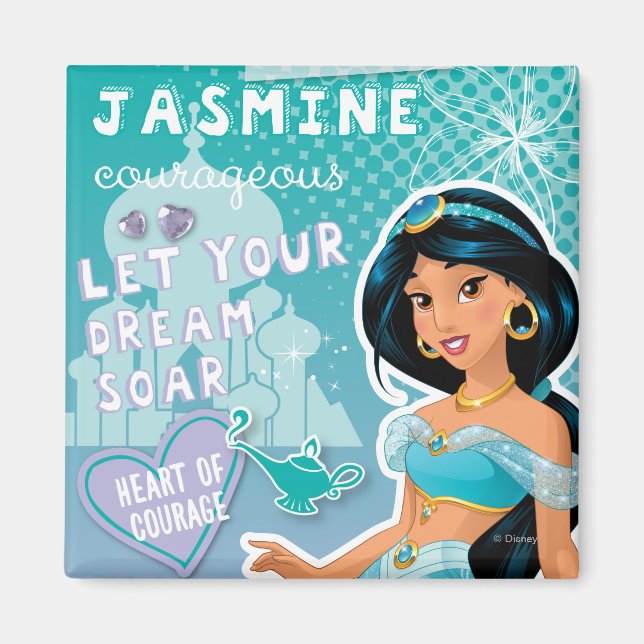 Aimant Jasmine - Laissez vos rêves s'envoler (Devant)
