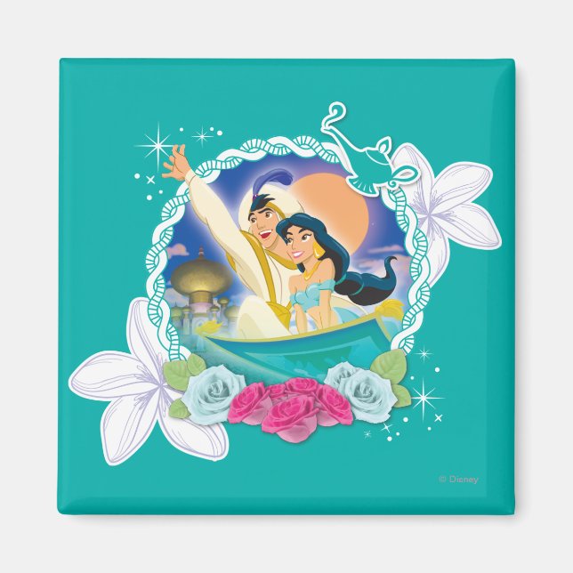 Aimant Jasmine - Prêt pour l'aventure! (Devant)