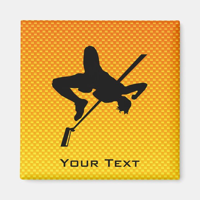 Aimant Jaune Orange High Jump (Devant)