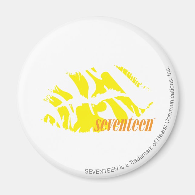 Aimant Jaune zèbre (Devant)