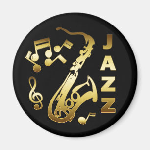 AIMANT JAZZ NOIR ET OR