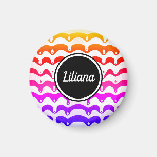 Aimant Jazzy Tropical psychedelic Driving Stripes