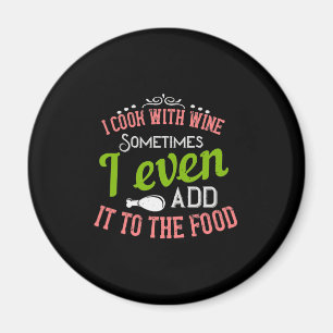 Aimant Je Cuis Avec Du Vin