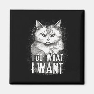 Aimant Je Fais Ce Que Je Veux Chat Halloween Fun Chat Hal