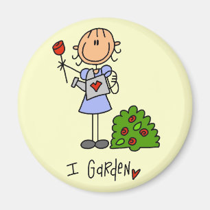 Aimant Je fais du jardinage des T-shirts et des cadeaux