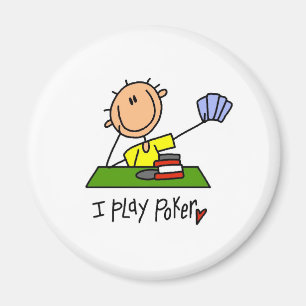 Aimant Je joue au poker