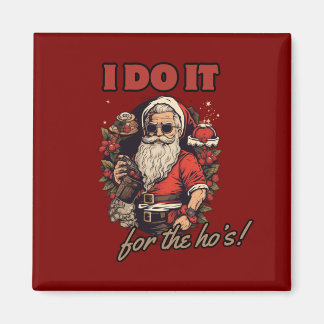 Aimant je le fais pour l'humour de noël amusant, père Noë