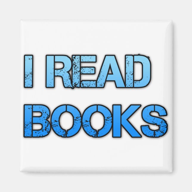 Aimant Je lis des livres (Devant)