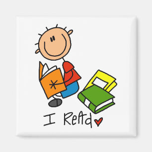 Aimant Je lis des t-shirts et des cadeaux