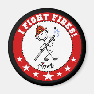 Aimant Je lutte contre les incendies pompier