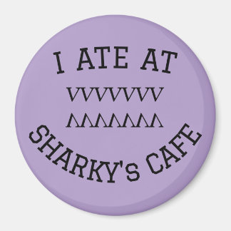 Aimant JE MANGE À L'aimant CAFE DE SHARKY