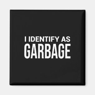 Aimant Je m'identifie comme Garge pour Trump drôle déclar