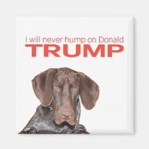 Aimant Je ne boirai jamais sur Donald Trump !