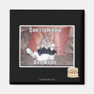 Aimant Je ne peux pas parler maintenant, le patron se bat