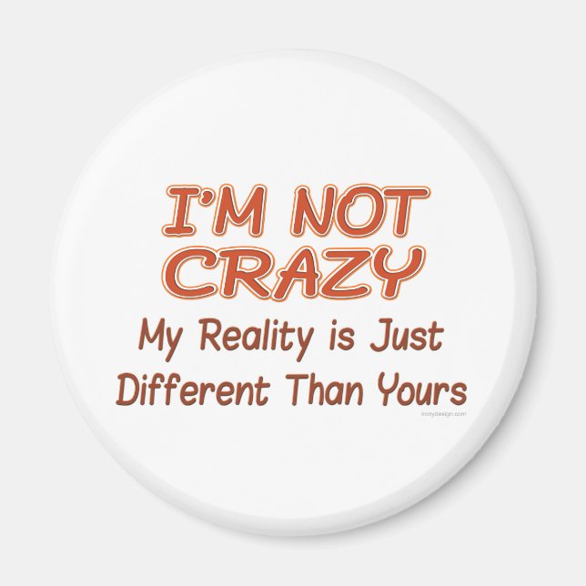 Aimant Je ne suis pas fou (Devant)