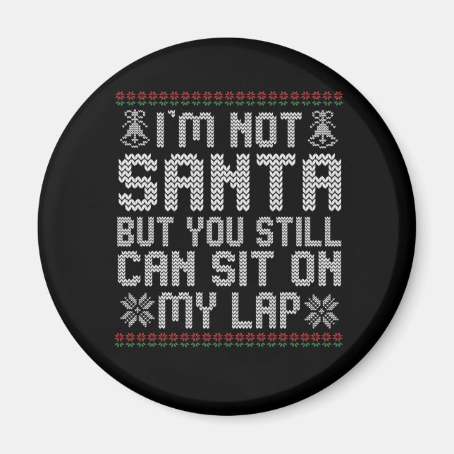 Aimant Je ne suis pas Père Noël, mais vous pouvez toujour (Devant)