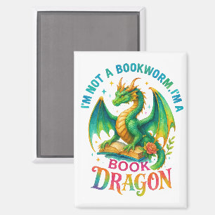 Aimant Je ne suis pas un ver de livre...