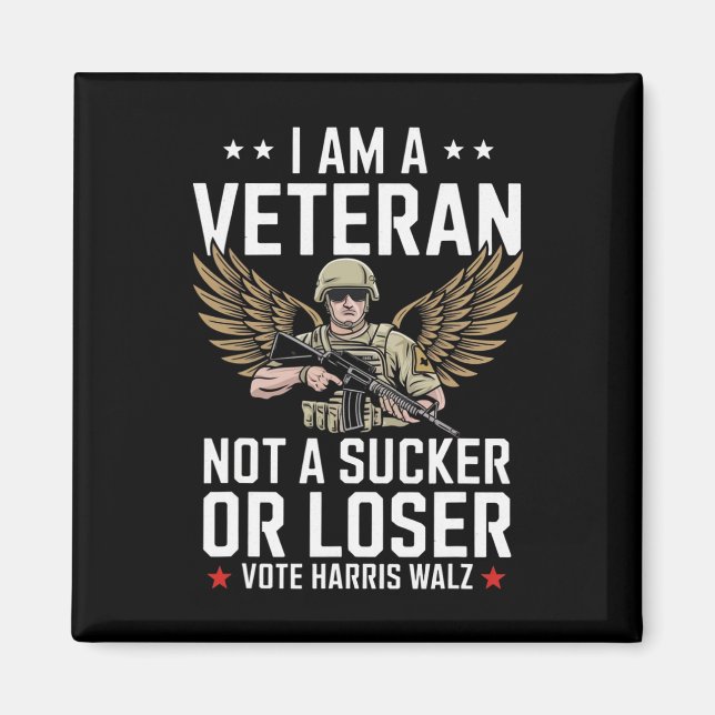 Aimant Je ne suis pas un vétéran, pas un vainqueur ou un  (Devant)