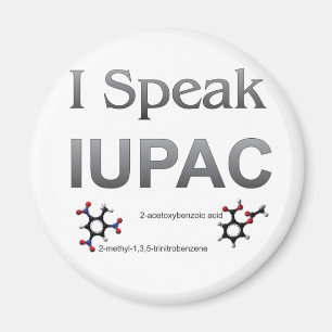 Aimant Je parle de la nomenclature de chimie de l'IUPAC