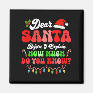 Aimant Je Peux Expliquer Les Lumières Colorées De Noël Co