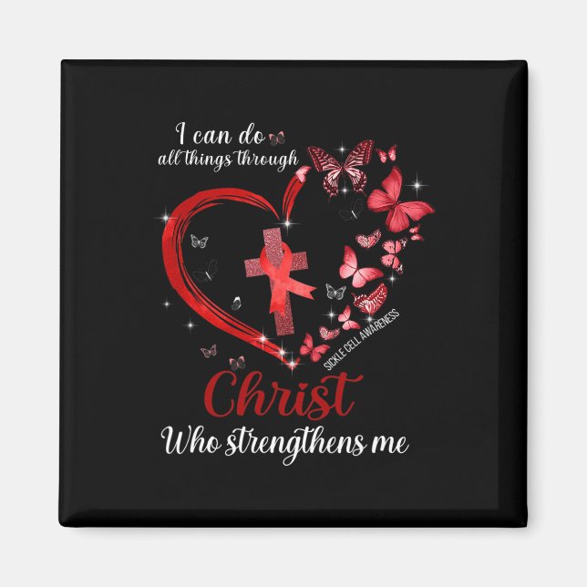 Aimant Je Peux Faire Tout Par Le Christ Sickle Cell Awa (Devant)
