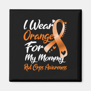 Aimant Je Porte De L'Orange Pour Ma Maman Rsd Crps Sensib