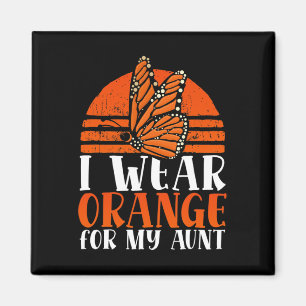 Aimant Je Porte De L'Orange Pour Ma Tante Captivant Papil