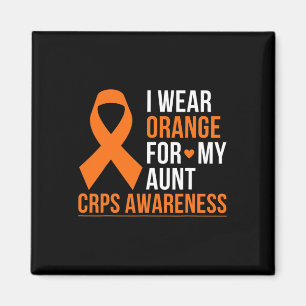 Aimant Je Porte De L'Orange Pour Mon Mois De Sensibilisat