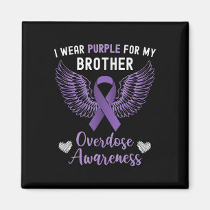 Aimant Je Porte Du Violet Pour Mon Frère En Surdose De Mé