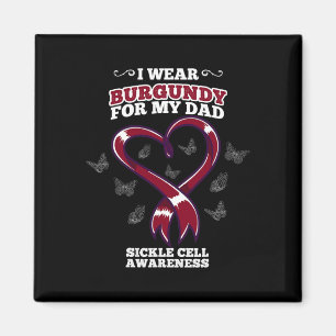 Aimant Je Porte La Bourgogne Pour Mon Père La Sensibilisa