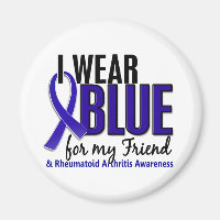 Je porte le bleu ami Rheumatoid Arthrite RA