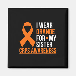 Aimant Je Porte Orange Pour Ma Soeur Rsd Crps Sensibilisa