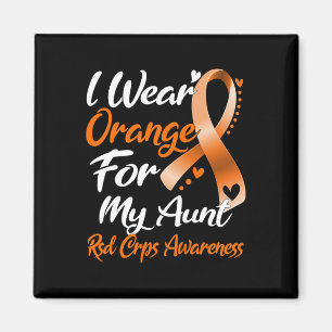 Aimant Je Porte Orange Pour Ma Tante Rsd Crps Sensibilisa