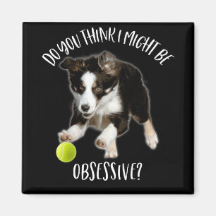 Aimant Je Pourrais Être Obsessive Bordure Typique Collie
