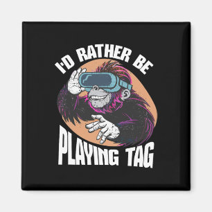 Aimant Je préfère jouer à Tag Funny Video Game Player