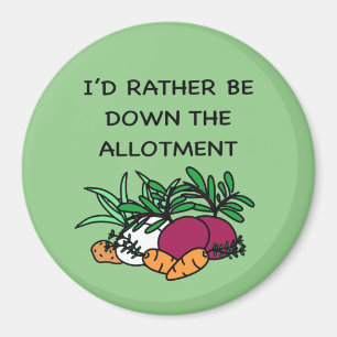 Aimant Je préférerais être à bas l'allocation Gardener GY